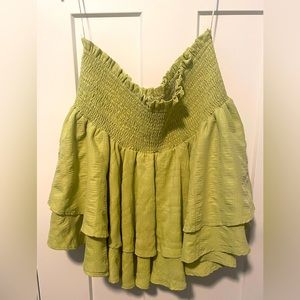 NWOT. Perfectly Priscilla 1X lime green skirt 🔥2/$5 - 9$ and under
